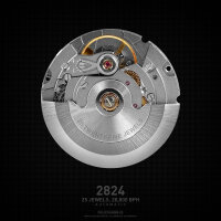 BURAN Automatic 2824-2 russische mechanische Uhr Fliegeruhr Mineralglas