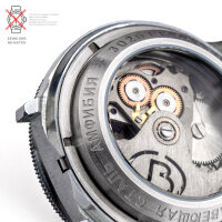Vostok Uhr GLASBODEN 20 ATM Edelstahl MATT für russische VOSTOK Automatik Uhren