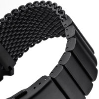 Milanaise Mesh Uhrenarmband 24mm  - Schweres Geflecht...