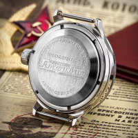 VOSTOK KGB Taucheruhr 200m Automatik Militär Uhr inkl. Glasboden
